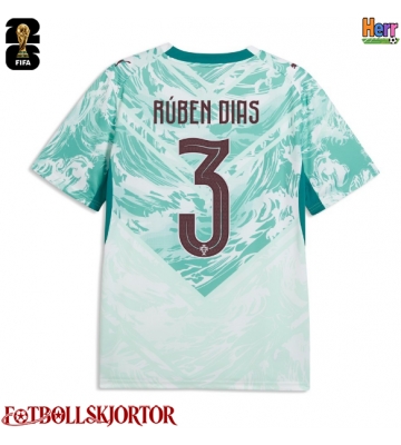 Portugal Ruben Dias #3 Bortatröja VM 2026 Kortärmad